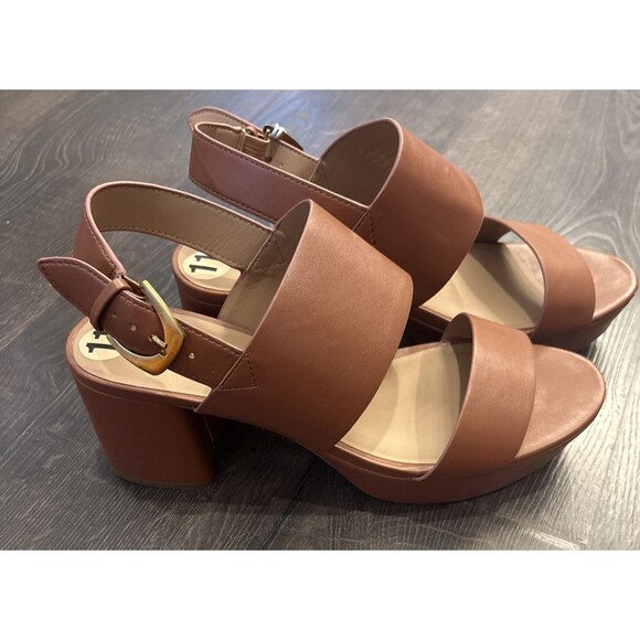 NWT Aerosoles Camera Womens Heels Clay Leather Size 11 - Picture 5 of 10